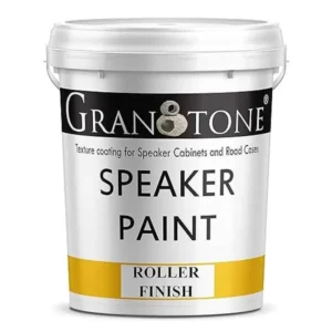 Granotone 5kg Black Roller Grade Speaker Cabinet Texture Coating Paint