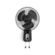 Longway Speedy 12 50W ABS Black Energy Saving 3 Blade Wall Fan, Sweep: 300 mm