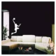 Kayra Decor 16x24 inch PVC Man with Basketball Wall Design Stencil, KHSNT141