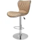 Chairwale Denver Camel PU Leather Bar Stool for Kitchen, Cafeteria, Dining, Pubs, Office & Shops, P7174