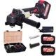 MECRAAF 10000rpm Cordless Angle Grinder with 2 Pcs 21V 6Ah Batteries & Fast Charger