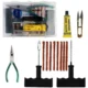 Tirewell TW-5003 6-in-1 Portable Tubeless Tire Puncture Kit with Storage Box, Emergency Flat Tire Repair Box for Car, Bike, SUV, & Motorcycle