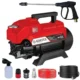 Kortex 2600W Red Portable High Pressure Car Washer with All Accessories, KTX-R5