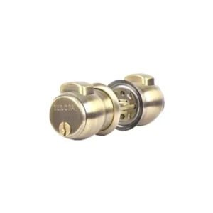 Europa 17.8mm 5 Pin Stainless Steel Feather Touch Press Button Cylindrical Lock, C120