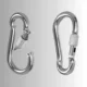 CBPRO 8mm Screw Type Heavy Duty Carabiner Clip Snap Hook (Pack of 4)