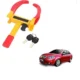 Kozdiko Steel Yellow & Red Anti-Theft Heavy Duty Car Wheel Tyre Lock Clamp for Chevrolet Captiva