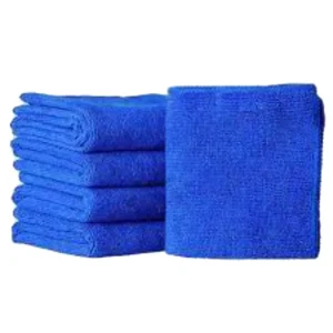 Viva City Blue Microfiber & Cotton Car Cleaning Cloth, (Pack of 5)