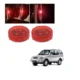 Kozdiko 4 Pcs Waterproof Wireless Car Door Red Warning Light Indicator Set with 5 LED & Free Batteries for Tata Safari Dicor