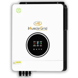 Muscle Grid 10.2kW 48V True Hybrid Heavy Duty On Grid & Off Grid Triple MPPT Pure Sine Wave Solar Inverter with Battery Less Function, Android & iPhone Monitoring