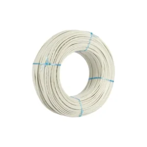 Super GEC 1.5 Sqmm 2 Core Copper White Twin Flat Double Layer Insulation Appliances Wire, 23/52, Length: 91 m