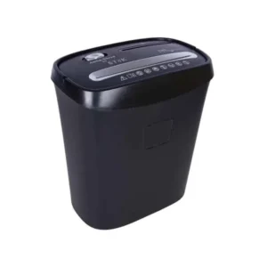 SToK ST-30CC 8 Sheet Cross Cut Paper, CD/DVD, and Credit Card Shredder with 15 L Capacity, Automatic Start Stop, Low Noise and Anti Jam Design (Black)