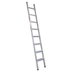 Alnico OSSL08 Orange Aluminium Alloy Straight 8 Steps Ladder, Load Capacity: 150kg