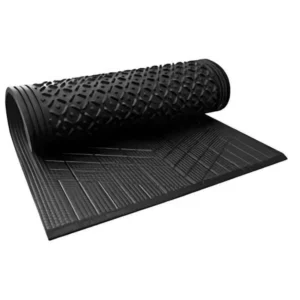 Singhal 8x5ft Rubber Black Waterproof BPA Free Animal Feeding Mat