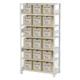 Godrej Altius Lite 1000x500x2200mm Steel Light Grey Storage Rack with 5 Layers