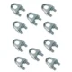 CBPRO 12-13mm DIN-741 Type Galvanized Steel Wire Rope Clamps (Pack of 10)