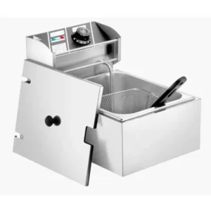 newBasics 6L Stainless Steel Electric Single Deep Fryer for Commercial Restaurants