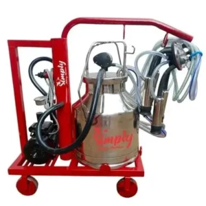 Simply 0.75HP 25 Litre Automatic Milking Machine with Single Bucket, EML01