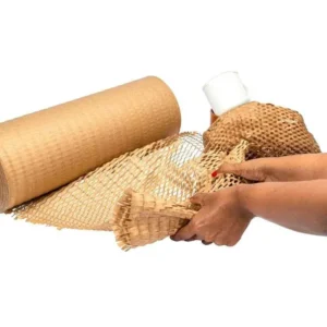 Pack8 50m 15 inch Kraft Paper Brown Honeycomb Bubble Wrap Roll