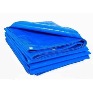 Singhal 18x24ft Polyethylene 170 GSM Blue Waterproof Tarpaulin Sheet