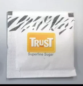Trust Superfine Sugar Sachets White Pouch 1000 g (Pack of 5)