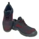 Fortune Smart PU Steel Toe Sports Black Safety Shoes, Size: 8